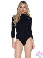 Neck Bodysuit High Neck Snap Crotch by Leg Avenue