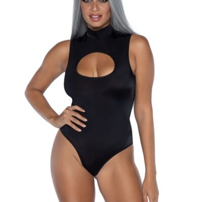 Keyhole Bodysuit Spandex Keyhole Bodysuit by Leg Avenue