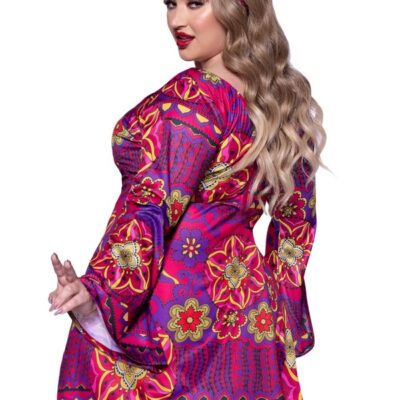 Plus Size 2 Pc Hippie Girl Costume