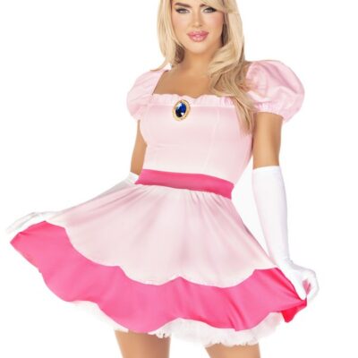4 Piece Pink Princess Costume by Leg Avenue — themed lingerie set