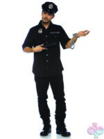 Mens 4 Pc Cuff Em Cop Costume