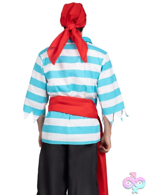 Mens 4 Pc Pillaging Pirate Costume