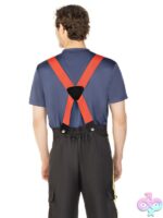 Mens 3 Pc Fire Captain Costume