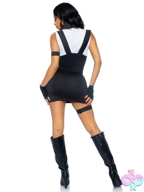4 Piece Sultry Swat Officer Costume