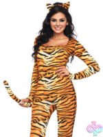 Tigress Costume 2 Piece Wild Tigress Costume by Leg Avenue