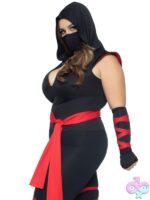 Plus Size 4 Pc Deadly Ninja Costume