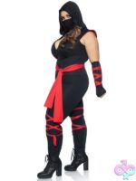 Plus Size 4 Pc Deadly Ninja Costume