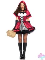 2 Piece Gothic Red Riding Hood Costume
