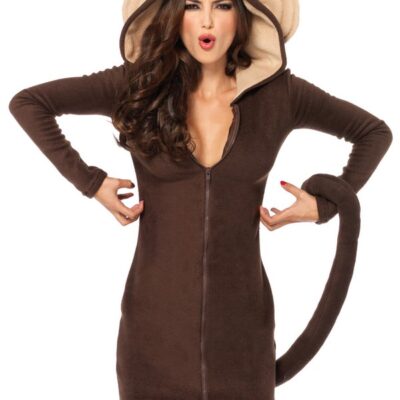 Cozy Monkey Costume 1 Piece by Leg Avenue
