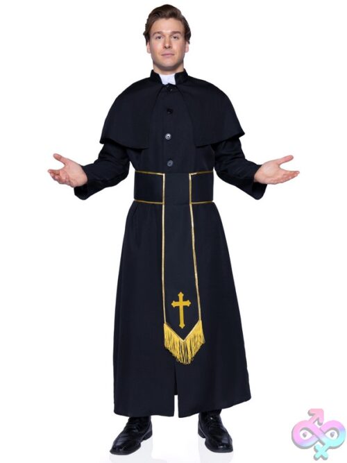 Mens 2 Pc Priest Costume