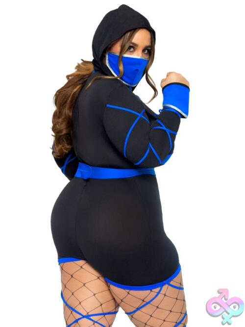 Plus Size 3 Pc Dragon Ninja Costume