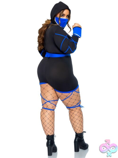 Plus Size 3 Pc Dragon Ninja Costume