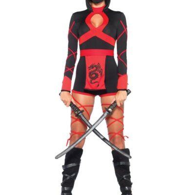 3 Piece Dragon Ninja Costume