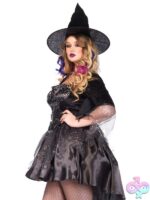 Plus Size 2 Pc Black Magic Mistress Costume