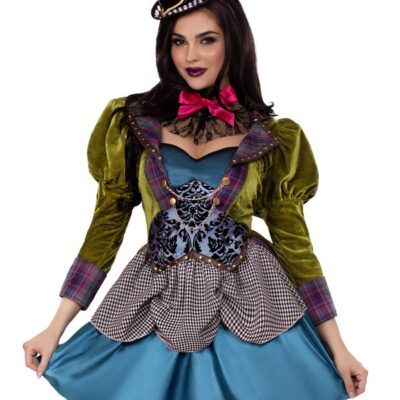 Deluxe Mad Hatter Costume 3 Piece Set by Leg Avenue