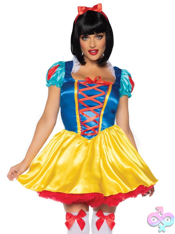 Discreet-Toys-Leg-Avenue-Costume-85516_001_101 Fairytale Snow White Costume 2 Piece Set By Leg Avenue