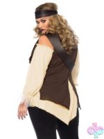 Plus Size 4 Pc Captain Blackheart Costume