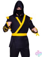 Mens 5 Pc Ninja Costume