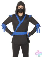 Mens 5 Pc Ninja Costume