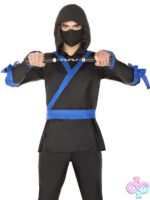 Mens 5 Pc Ninja Costume