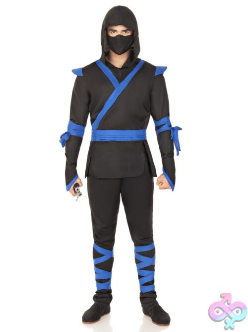 Mens 5 Pc Ninja Costume