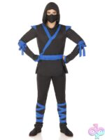 Mens 5 Pc Ninja Costume