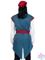 Mens 3 Pc Pirate Scoundrel Costume