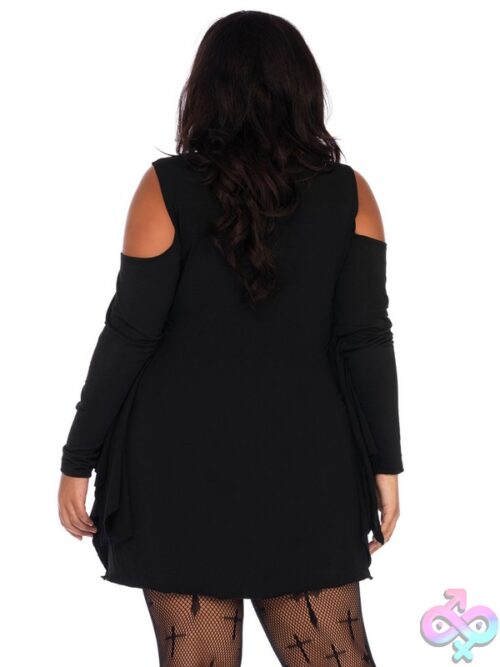 Plus Size Jersey Spiderweb Dress