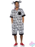 Mens 1 Pc Dalmatian Dog Costume