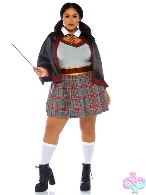 Plus Size 2 Pc Spellbinding School Girl Costume