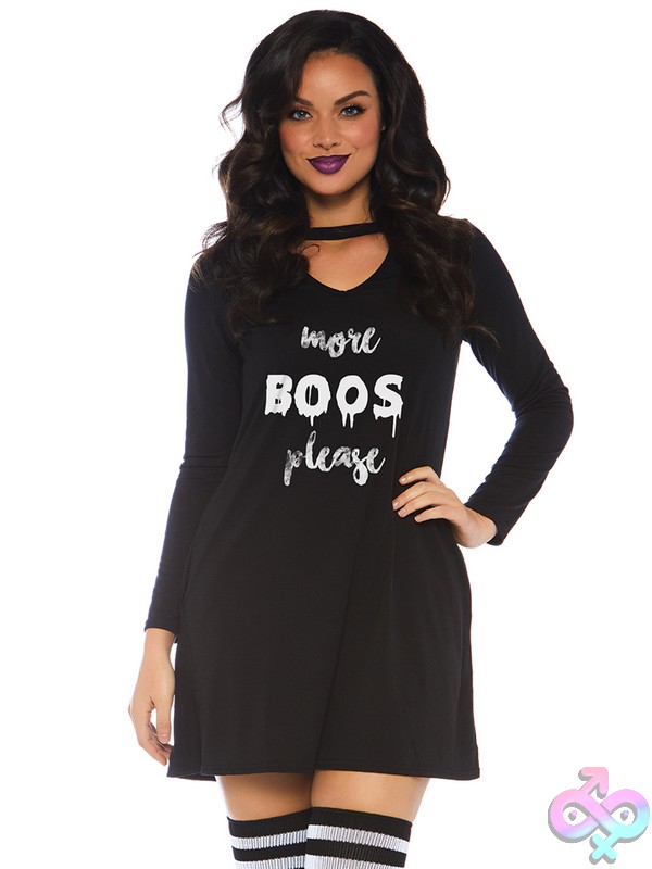 Discreet-Toys-Leg-Avenue-Costume-86768_001_001 Jersey Dress With Keyhole Bodice And Pockets By Leg Avenue
