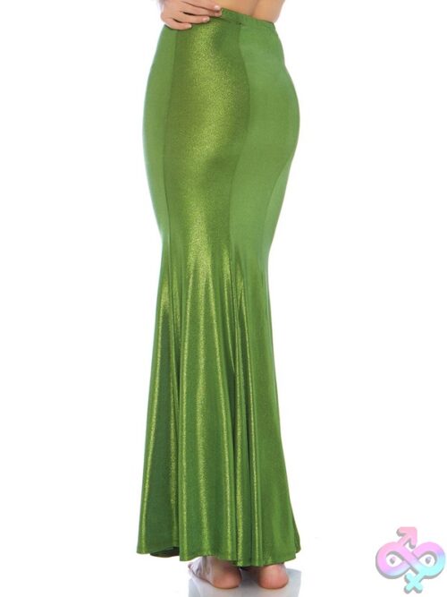 Plus Size Shimmer Spandex Mermaid Skirt