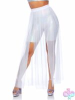 Multi Slit Sheer Skirt
