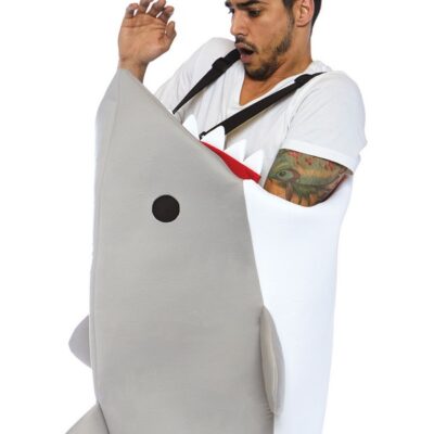 Mens 1 Pc Shark Attack Costume