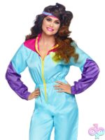 Awesome Track Suit Costume 2 Piece 80s Themed Costume by Leg Avenue