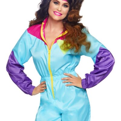 Awesome Track Suit Costume 2 Piece 80s Themed Costume by Leg Avenue