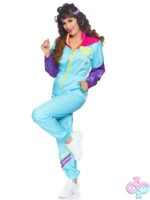 2 Piece Awesome 80s Track Suit Costume