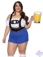 Plus Size 2 Pc Lederhosen Honey Costume
