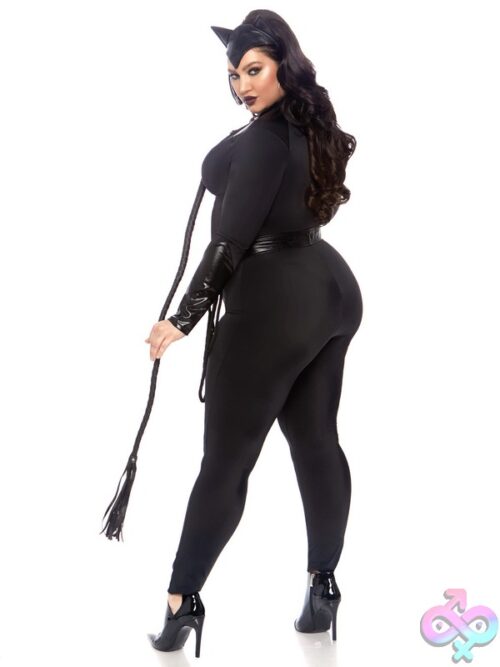 Plus Size 3 Pc Sultry Supervillain Costume