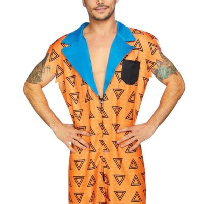 bro costume Mens 1 Pc Bedrock Bro Costume by Leg Avenue