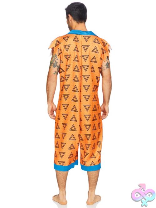 Mens 1 Pc Bedrock Bro Costume