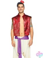 Mens 3 Pc Desert Prince Costume by Leg Avenue — prince costume front view