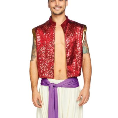 Mens 3 Pc Desert Prince Costume by Leg Avenue — prince costume front view