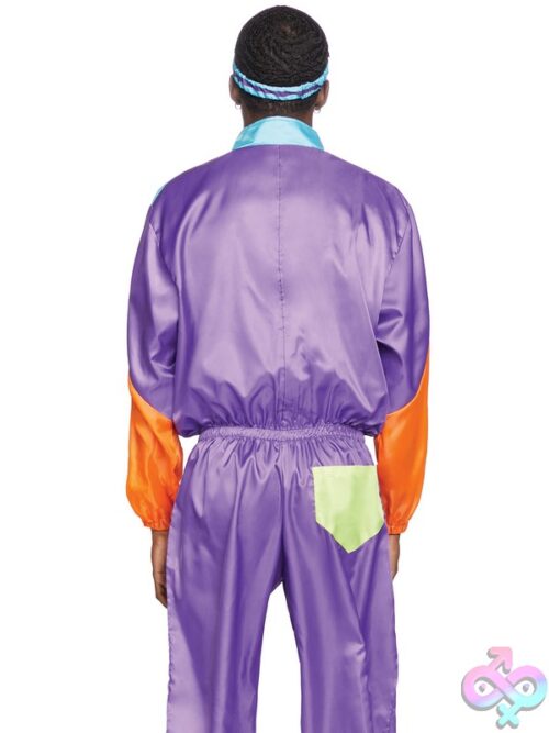 Mens 2 Pc Awesome 80S Track Suit Costume