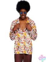 Mens 70s Floral Shirt