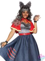 6 Piece Teen Wolf Costume by Leg Avenue — full set view
