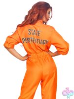 1 Piece Prison Jumpsuit Costume