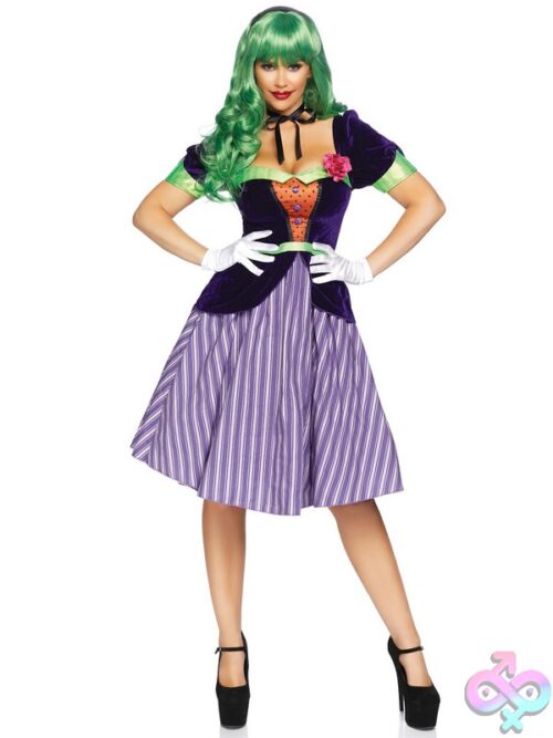 2 Piece Comic Book Baddie Costume