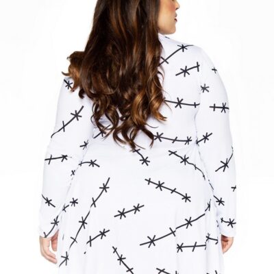 Plus Size Jersey Stitch Dress