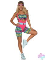 4 Piece 80s Cardio Cutie Costume
